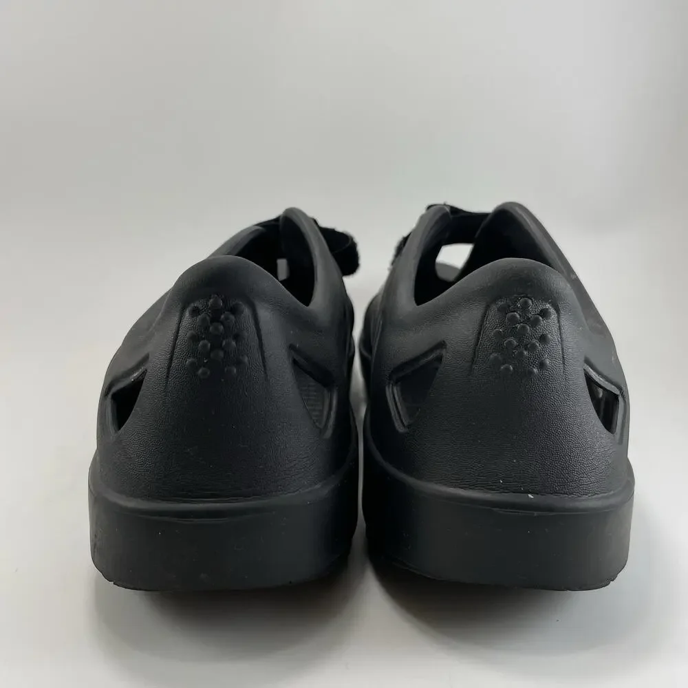 OOFOS OOcando Sport Black Unisex M10/W12 Recovery Comfort Closed Toe Clog